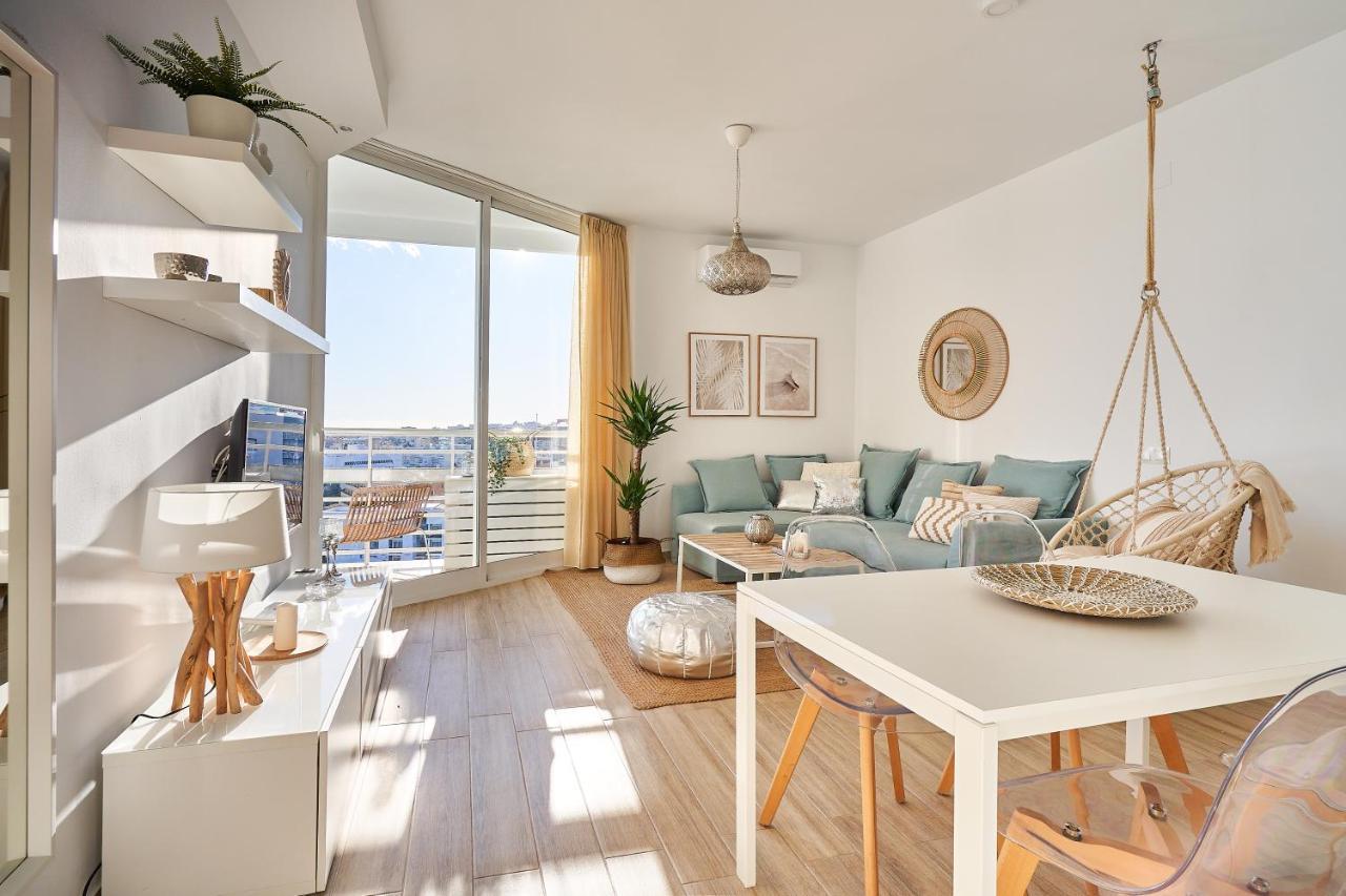 Sunset Beach Charming Apartment With Jacuzzi 托雷莫利诺斯 外观 照片